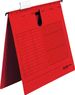 Produktbild von Falken Hängehefter 11287877 kaufm. Heftung rot 5 St./Pack.