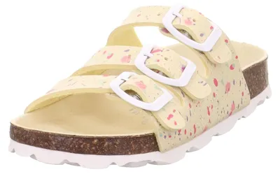 Productafbeelding van Slipper met voetbed, geel/wit (6050), maat 41