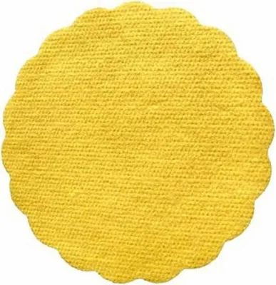 Produktbild von 2500x Tassenuntersetzer Glasuntersetzer Airlaid Ø 9cm gelb