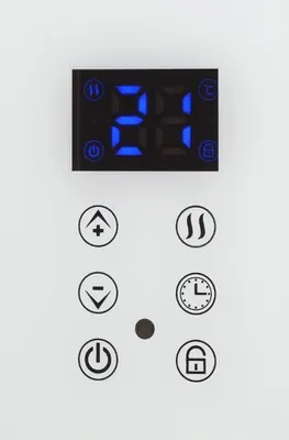 Obrázek produktu pro Concept KS4000, Elektrický přímotop s ventilátorem, IP24, Vnitřní, Podlaha, Zeď, Bílá, Sklo