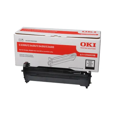 Produktbild von OKI 43460208, Original, C3300n, 3400n, 3450n, 3600n, 1 Stück(e), 15000 Seiten, LED-Druck, Schwarz