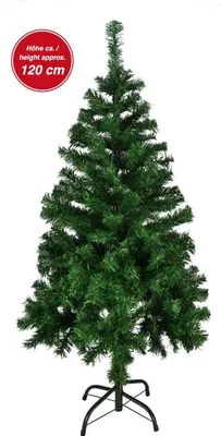 Obrázek produktu pro HI vánoční stromek s kovovým stojanem zelený 120 cm