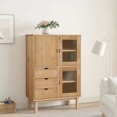 Immagine prodotto di vidaXL Credenza OTTA 85x43x125 cm in legno di pino massiccio