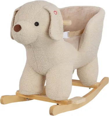 Produktbild von MamaLoes Hund Hummel Bouclé Schaukeltier