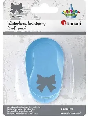 Produktbild von Lochzange mit Schleifenmotiv, 25 mm – Titanum