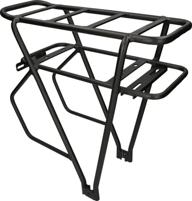 Produktbild von windmeile | Gepäckträger für Akkus mit 425x158x85mm, Aluminiumlegierung, 4 Befestigungspunkte, Schwarz, 425x158x85mm, E-Bike, Elektro Fahrrad, Pedelec