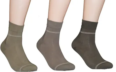 Tobeni 6 Paar Herren-Socken Kurz ohne Gummi Erde