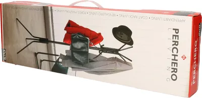 Produktbild von Gerimport - Garderobenstander - schwarz - Metall - stehend - 12 Haken auf 3 Hohen - 170 cm