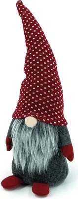 Produktbild von Bambelaa! Wichtel mit grauem Bart und roter Mütze (H: ca. 25 cm)
