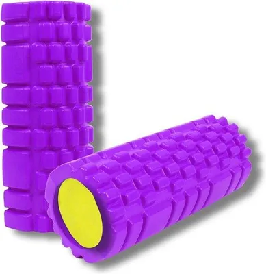 Produktbild von Famanu Foam Roller für Fitness und Yoga - Verbesserte Durchblutung - Lila