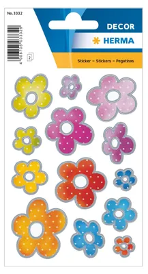 Zdjęcie produktu dla HERMA 3332, Papier, Wielobarwny, Na stałe, 26 szt., 2 ark.