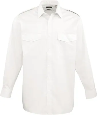 Image de Premier Workwear Pilot Shirt à manches longues