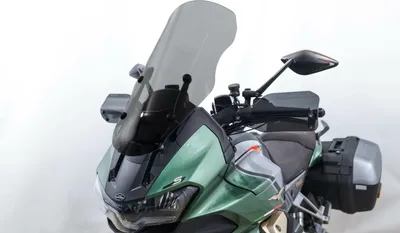 Zdjęcie produktu dla ISOTTA Wysoka szyba przednia, przezroczysta, 600 x 375 mm, do MOTO GUZZI Mandello s