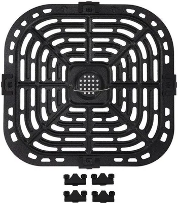 Obrázek produktu pro Nerezová ocel Airfritise Gril Pan, 9.4 X 9 cm Replacementní brusička, Kompatibilní příslušenství Airfritteuse