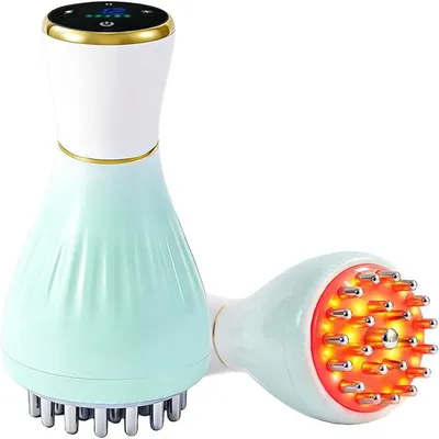 Produktbild von 30 Stufen Vakuum Massagegerät mit Wärmefunktion, Schröpfkopf mit Stahlkugeln, USB wiederaufladbar, Anti Cellulite & Muskelentspannung