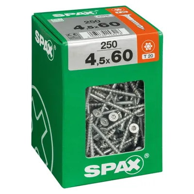 Zdjęcie produktu dla Spax TRX z łbem stożkowym Wirox 4,5x60 XXL