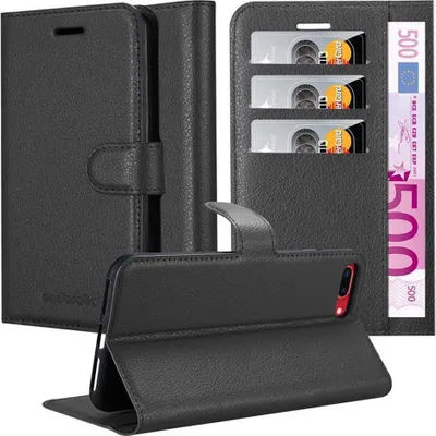 Produktbild von Cadorabo Hülle für Apple iPhone 7 PLUS / 7S PLUS / 8 PLUS Schutz Hülle in Schwarz Handyhülle Etui Case Cover