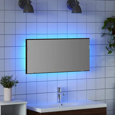 Immagine prodotto di vidaXL Specchio effetto quercia marrone 80 x 37 cm in vetro e legno ingegnerizzato