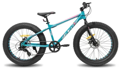 Produktbild von Kinderfahrrad, 20 Zoll, Fatbike-Mountainbike, 7 Gänge, Scheibenbremsen vorne, geeignet für Kinder ab 5 Jahren