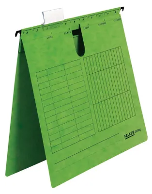 Produktbild von Falken 25x Hängehefter UniReg 230g/m2-Kraftkarton kaufm. Heftung Grün 80002785F
