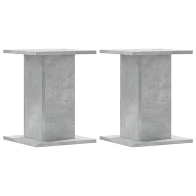 Obrázok produktu pre vidaXL Stojan na rastliny 2 ks Betónová sivá 30x30x40 cm Materiál na báze dreva