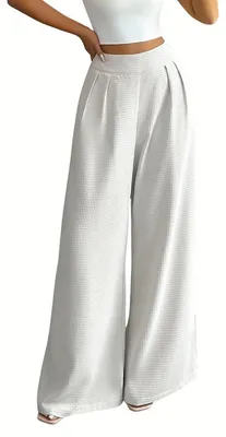 Productafbeelding van Currero Linnen Broek Vrouwen Wit L