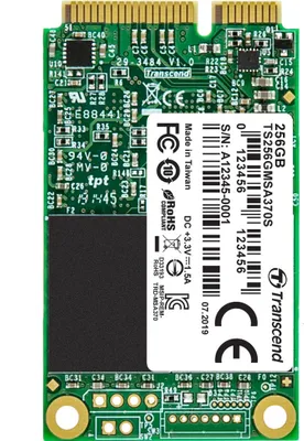Produktbild von Transcend TS256GMSA370S, 256 GB, mSATA, 530 MB/s, 6 Gbit/s