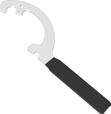 Image de Wiltec Clé pour accouplement Storz – pour les tailles C/52 et B/75 – 282 x 5 x 80 mm – pour Raccord pour Tuyaux pompier Irrigation Arrosage Lance incendie