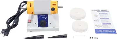 Produktbild von Schmuck-Polier- und Schleifmaschine - Mini Tischpolierer/Schleifer - 10000 U/min - 220V EU-Stecker - 50Hz - 20×15 cm - 2,26 kg - AC