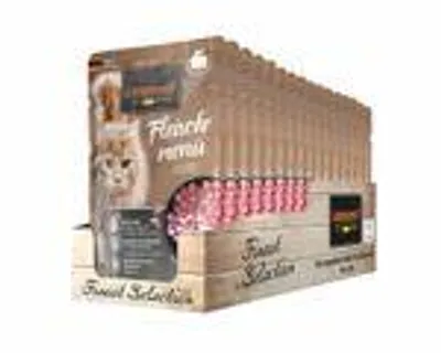Image de LEONARDO Menu viande avec huile de saumon 16x 85g