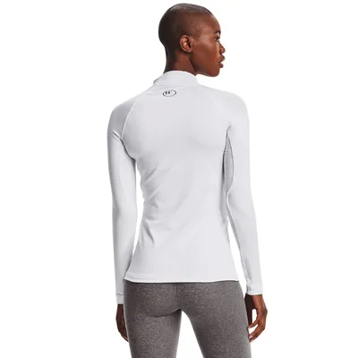Obrázek produktu pro Under Armour ColdGear, Dospělý, Ženy, Bílá, Top, základní vrstva, Jednobarevný, White / Black