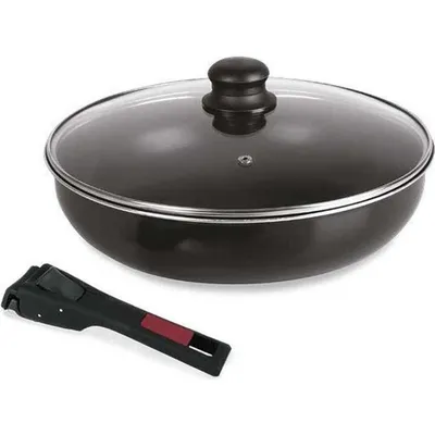 Obrázek produktu pro SITRAM Agile pánev na dušení - hliník s nepřilnavým povrchem Ø 28 cm - černá