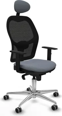 Image de Chaise de bureau avec appui-tête Jorquera Piqueras y Crespo 1D086G1 Gris