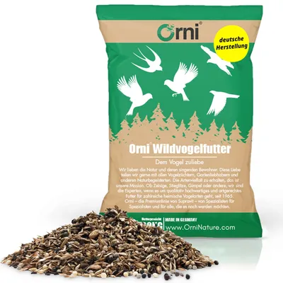 Produktbild von Orni Zeisig 20kg | Hochwertiges Zeisig Vogelfutter | Mischung aus natürlichen Samen und Körnern für eine gesunde Ernährung