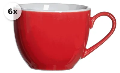 Produktbild von Espressotasse 80ml 6er Set Doppio rot