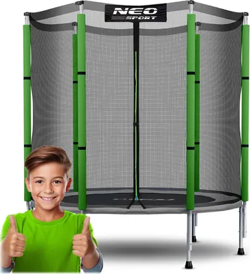 Immagine prodotto di Trampolino da giardino per bambini 140 cm 4,5 ft Neo-Sport
