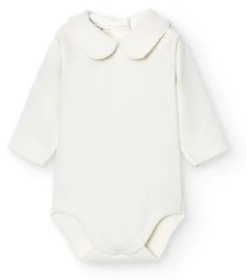 Produktbild von BABIDU Langarm-Baby-Body aus 100% Baumwolle, Baby-Body für Neugeborene mit elega