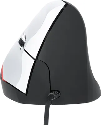 Produktbild von Ergonomischer vertikaler kabelgebundener Mausgriff, vertikale Maus, optische 3 Tasten, kabelgebundene Maus, Handgriff, aufrechter Handgelenkschutz, Gaming-Maus, Schwarz