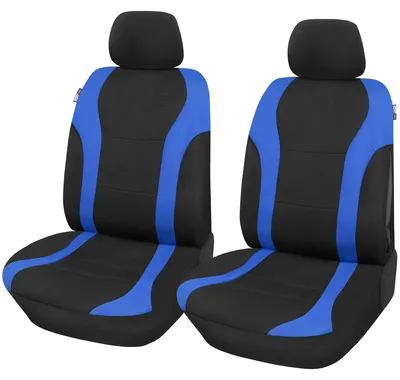 Obrázok produktu pre Poťahy na sedadlá do auta - univerzálne, čierne a modré