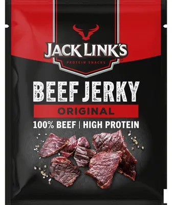 Produktbild von Jack Link's Beef Jerky Original 40g – Proteinreicher, würziger Rindfleisch-Snack