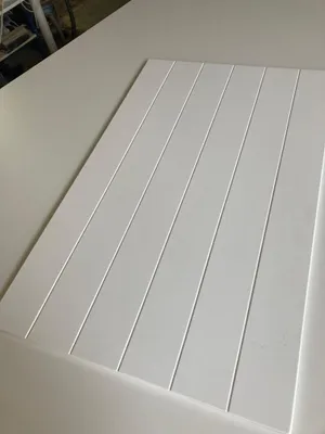 Produktbild von Wandverkleidung Rendo Modell A21 50cm Weiß, Dekorative Wandplatten, Wandtäfelung