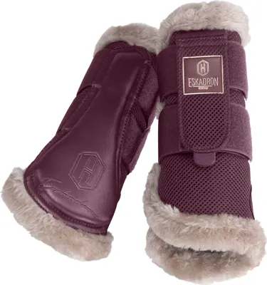 Image de Eskadron Guêtres Mesh Fauxfur Heritage 2023 Tendon Boots Cassis XL