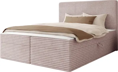 Produktbild von MIRJAN24 Boxspringbett mit zwei Bettkästen Wokio, Schlafzimmer, Dopellbett mit Topper (Farbe: Ambience 15, Größe: 180x200 cm)