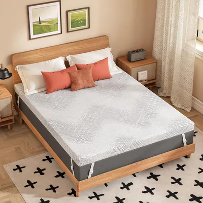 Imagen del producto de Colchón viscoelástico de 90 x 200 cm con 2 niveles de firmeza