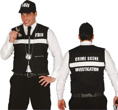 Immagine prodotto di Gilet della polizia dell'FBI per adulti