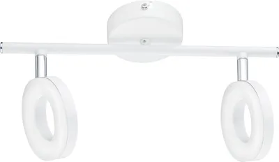 Produktbild von LED Spot 2-flammig WEISS/CHROM 'ODERZO'