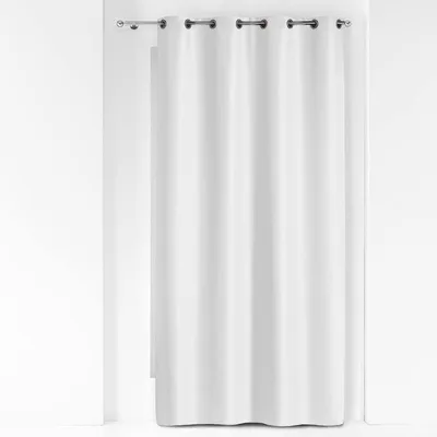 Image de Rideau à 8 oeillets "Essentiel" - Blanc - 140 x 280 cm