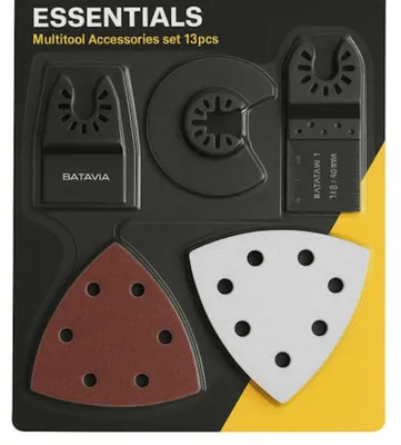 Image de Kit d’accessoires multitool - (13 pièces) - lames, grattoir et abrasifs
