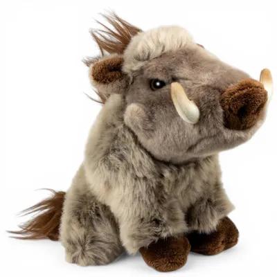 Produktbild von Carl Dick Warzenschwein sitzend ca. 20cm Plüschtier, Stofftier, Kuscheltier 3789