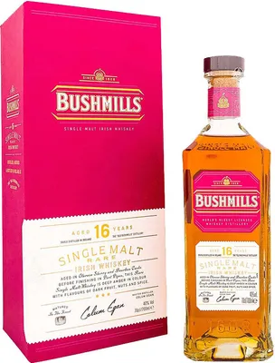 Produktbild von Bushmills 16 Jahre Single Malt Irish Whiskey 0,7l, alc. 40 Vol.-%